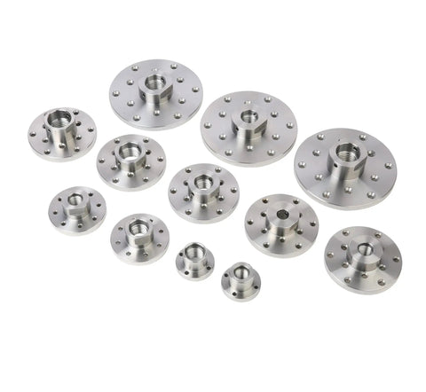Shop Grade 4 Inch Wood Lathe Steel Faceplate With 1x8 Tpi Spindle Thread Tough As Nails Heavy Duty Alloy Chuck set of steel faceplates