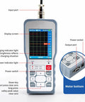 Digital Force Gauge With S Type Load Cell 0 To 2 Tons Capacity High Precision Force Measurement Real Time Display For Mechanical Testing Tensile And Compression Applications And Quick Data Readouts, front view