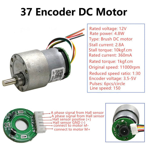 Amazon MC600 100mm Mecanum wheel 4WD robot chassis kit with 37-encoder DC motor and control board