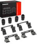 A-Premium Front Disc Brake Hardware Kit Replacement For Chevy Equinox Ford Ranger Pontiac Torrent Saturn Vue 2005 To 2011 Super Durable Set with rubber boots and springs