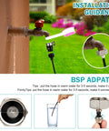 Misting Cooling System For Patio And Garden 82Ft Water Mist Hose With 30 Brass Nozzles And Three Quarter Inch Brass Adapter installation guide