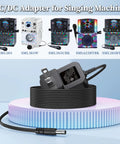 5.8V Replacement Beefy Charger For Karaoke Machine Power Adapter Compatible With SML385 SML625BTBK IN-385W IN-385 BT And More, coiled cord