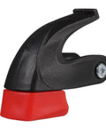 Quad Skates Toe Guards Inline Skate Brake System Replacement Kit With Toe Stops Safety Brake Pad Black And Red Design