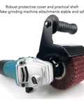 Handheld Burnishing And Polishing Machine With Polishing Wheel For Wood And Metal Converts An Electric Angle Grinder Into A High Performance Sander Polisher M10 Shaft Compatible