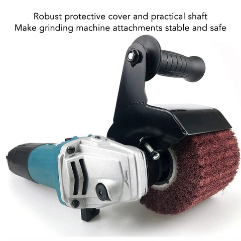 Pro Grade Burnishing And Polishing Attachment Kit For Angle Grinder M10 Wood And Metal Shine Tool with ergonomic handle