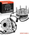 Two Front Wheel Bearing and Hub Assembly with ABS for 2002-2009 Chevy Trailblazer SSR Envoy XL XUV Ascender Bravada Rainier