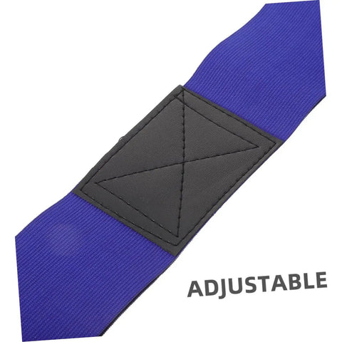 Close-up of Game Changing Adjustable Golf Swing Correction Belt showing elastic material and adjustable strap detail.