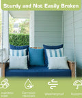7.75 Foot Heavy Duty Porch Swing Chain Kit With 304 Stainless Steel Construction And Zinc Plated Hanging Set on porch