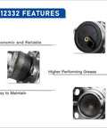 Features of Rear Wheel Bearing And Hub Assembly For Your Ride 5 Lug With ABS Fits 2007 2016 Jeep Compass Patriot