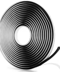 Rock Solid Butyl Sealant Rope 5 By 20 Ft Self Adhesive Waterproof Tape For Septic Tank Risers and Adapter Rings, black coil.