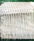 Plastic Tamper Seals And Pull Tight Zip Ties For Security Tags Numbered Disposable Self Locking Ties 250mm Length White 100 Pieces