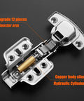 Soft Close Cabinet Hinges Stainless Steel For Kitchen And Bathroom Cabinets Overlay Style Quiet Smooth Closing Detail