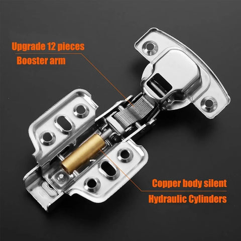 Soft Close Cabinet Hinges Stainless Steel For Kitchen And Bathroom Cabinets Overlay Style Quiet Smooth Closing Detail