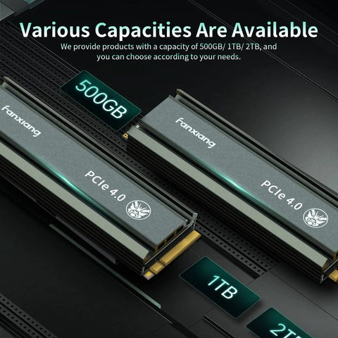 S660 PCIe Four Point Zero 1TB NVMe M2 SSD With Heatsink For PS5 Fast Upgrade Up To 5000 MB Per Second Snappy Game Load Times