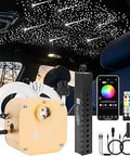 Installation of Starlight Headliner Kit For Cars With Fiber Optic Star Ceiling Lights Dope Meteor Twinkle 16W 450pcs LED control setup