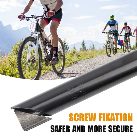 Group of cyclists on a trail with Gooseneck Bike Stem 220mm Length With 22.2mm Quill And 25.4mm Clamp for 1 inch handlebars black finish