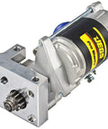 Lightweight High Torque Starter For Small Block And Big Block Chevy Engines With 168 Tooth Flywheel, aluminum housing, electric starter.