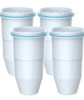 Four Pack Water Filters For ZeroWater Pitcher And Dispenser Knocks TDS To Zero And Cuts Chlorine NSF 372 Certified Replacement