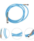 PTFE High Temperature Steam Hose For Steam Irons High Pressure Tube Lightweight blue durable hose with metal fittings