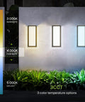 14 Inch Outdoor Wall Light Front Door Sconce With 3CCT Dimmable Ultra Bright LED Waterproof ETL Listed options