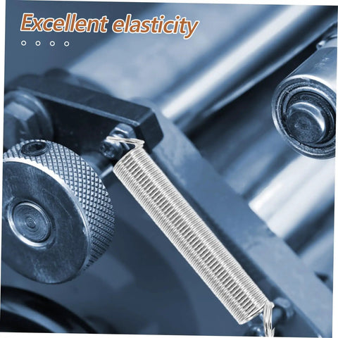 Solid 200 Pc Assorted Spring Kit For Heavy Duty Home Repairs And DIY Projects With Reliable Compression And Extension Springs For Tarpaulins Crafting And Various Hacks, silver spring close-up