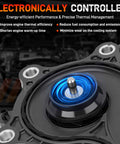 Detail of Pick Up This Solid Electric Engine Water Pump Assembly With Gasket showing electronic control and cooling mechanism.