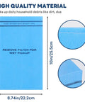 Heavy Duty Wet Dry Vacuum Filter Bags For Two And A Half To Five Gallon Shop Vacs Fits Stinger Workshop WS01025F Craftsman