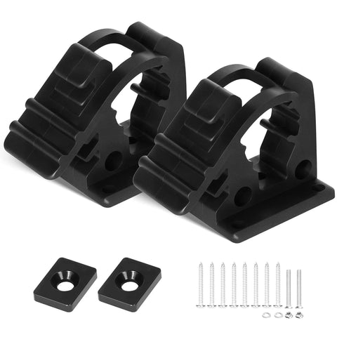 Heavy Duty Rubber Clamp Shovel Mount For Tools And Equipment Up To One Inch Diameter Holds 26 Lbs Per Clamp And 52 Lbs For The Pair Pack