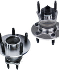 Rear Wheel Bearing And Hub Assembly Set Of 2 For Chevy Malibu 2004 2012 Cobalt 2009 2010 HHR 2008 2010 Pontiac G6 5-lug with ABS