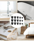 50 Piece Silicone Rubber Hole Plug Kit With 5 Sizes 4mm 5.5mm 7.5mm 8.3mm 9.5mm T Shaped Plugs High Temp Waterproof Sealing in use