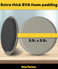 Carpet Furniture Sliders Three Point Five Inch Round 16 Pack Make It A Breeze To Glide Heavy Sofas and Chairs Without Lifting