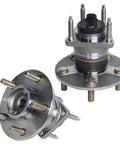 Rear Wheel Bearing Hubs With ABS 5 Lug Fits Chevy Malibu 2004-2012 HHR 2008-2010 Cobalt 2009-2010 Pontiac G6 2005-2010