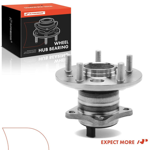 Rear Left Wheel Bearing And Hub Assembly With ABS For Toyota Camry 2002 To 2011 Highlander 2001 To 2003 Avalon Solara And Lexus ES300 ES330 ES350 5 Lug Direct Fit And Ready To Install For Easy Replacement With Four Wheel ABS Compatibility.