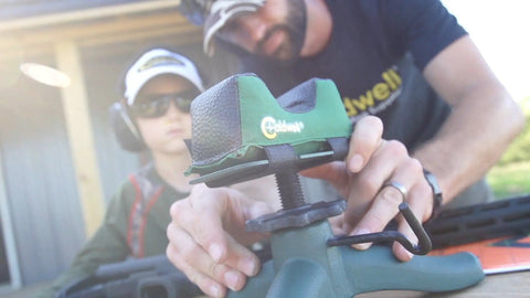 Filled Universal Front Rest Bag Built Tough With Quick Clip Straps That Attach To Front Forends Up To Two Inches Wide, Durable