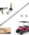 Must-Have Golf Cart Tie Rod Assembly Left And Right For EZGO Gas And Electric Carts 2001 Up 26 Inch Fits TXT Shuttle ST Express And More With Part Numbers 70876-G02 70902-G01 70902-G02 01069-G01 01069-G02, 26-inch steel steering linkage with jam nuts