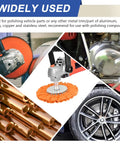Eight Inch Airway Buffing Wheel Kit For Angle Grinder with polishing use on metal automotive parts