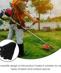 Person using adjustable lawn aerator shoes straps with 8 pieces garden spike laces for soil aeration yard care outdoor lawn maintenance tool to boost water and nutrient absorption for healthier grass, with focus on aeration effect in lawn