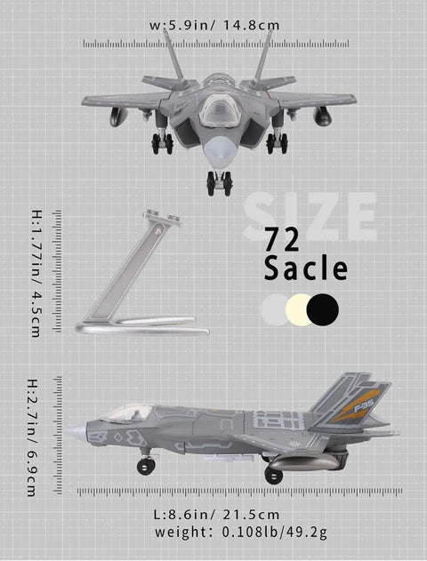 1 72 Scale Fighter Jet Model Kit With Snap Fit Assembly Openable Engine Cover Cockpit Missile Hatch Movable Wheels