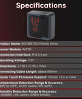 Specifications of Panda Sense Temperature Humidity Sensor for 3D Printers Magnetic Mount showing dimensions and features.