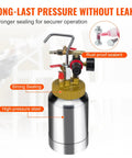 Dang Lightweight 2 Liter Spray Paint Pressure Pot With Pneumatic Air Hose For Automotive And Home Painting Projects showcasing strong sealing features.