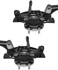 Front Two Piece Steering Knuckles And Wheel Bearing Hub Assembly Replacement For 2002 2003 2004 2005 2006 Nissan Altima And 2004 2005 2006 2007 2008 Maxima With Two Steering Knuckles And Wheel Hub Bearings Included