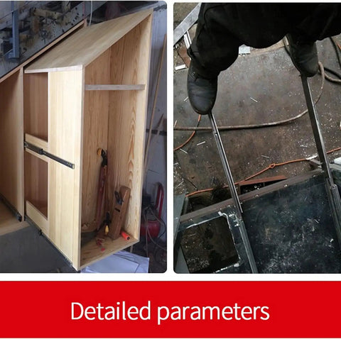 Bulletproof Heavy Duty Steel Drawer Slides And Three Section Fully Extended Rails With Secure Lock For Kitchen Cupboard Wardrobe Cabinet installation.