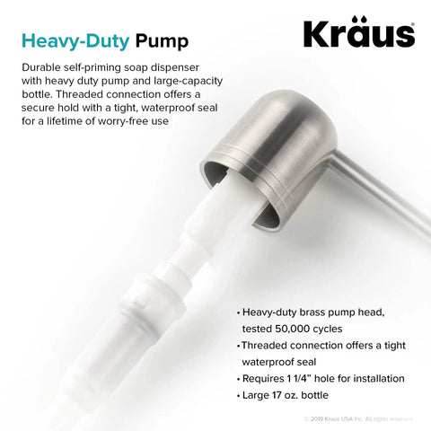 Spot Free Stainless Steel Soap And Lotion Dispenser With Self Priming Pump Multi Purpose Refillable Bottle detail view