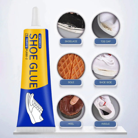 Dope Shoe Glue For Sole Repair Quick Dry Waterproof Adhesive Clear 60ml 45g That Sticks To Boots Sneakers And Heels Easy To Use Durable Fix For Everyday Wear tube and uses