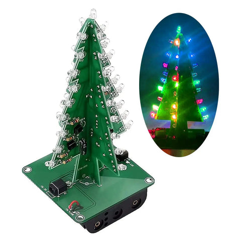 Christmas Tree Soldering Kit For Beginners Ready To Go Hands On With Easy Instructions All In One Do It Yourself Electronics Practice Project