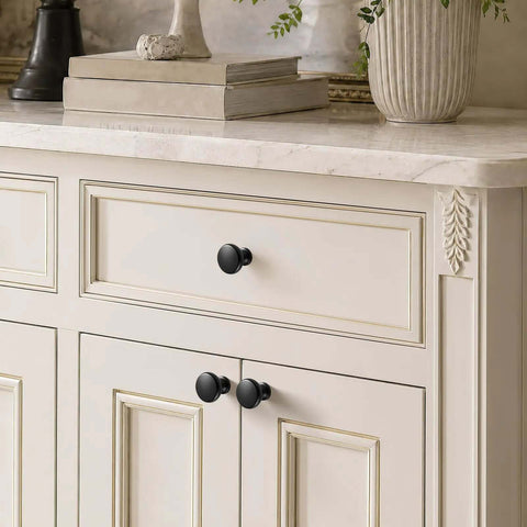 10 Pack Matte Black Cabinet Knobs Zinc Drawer Dresser Knobs Kitchen Pulls Hardware For Cabinets And Cupboards Durable Zinc Alloy