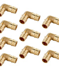 Pack Of 10 Pex A Full Flow Heavy Duty Expansion Brass Elbow Fitting Half Inch By Half Inch For Pex A Tubing Connection ASTM F1960
