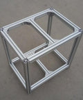 Aluminum frame using 2020 Series Aluminum Profile Connector Set for 6mm slot extrusions, perfect for 3D printers and CNC projects.