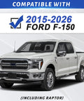 Built Tough Ford Boxlink Hitch Holder For Truck Bed 2 Inch Receiver Bracket Compatible With 2015 To 2026 F150 F 150 Raptor shown on truck.