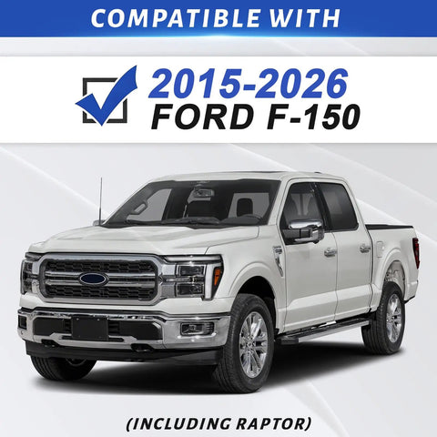 Built Tough Ford Boxlink Hitch Holder For Truck Bed 2 Inch Receiver Bracket Compatible With 2015 To 2026 F150 F 150 Raptor shown on truck.